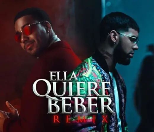 Dos Grandes de la msica latina: Romeo Santos y Anuel AA dan vida a Ella Quiere Beber Remix.